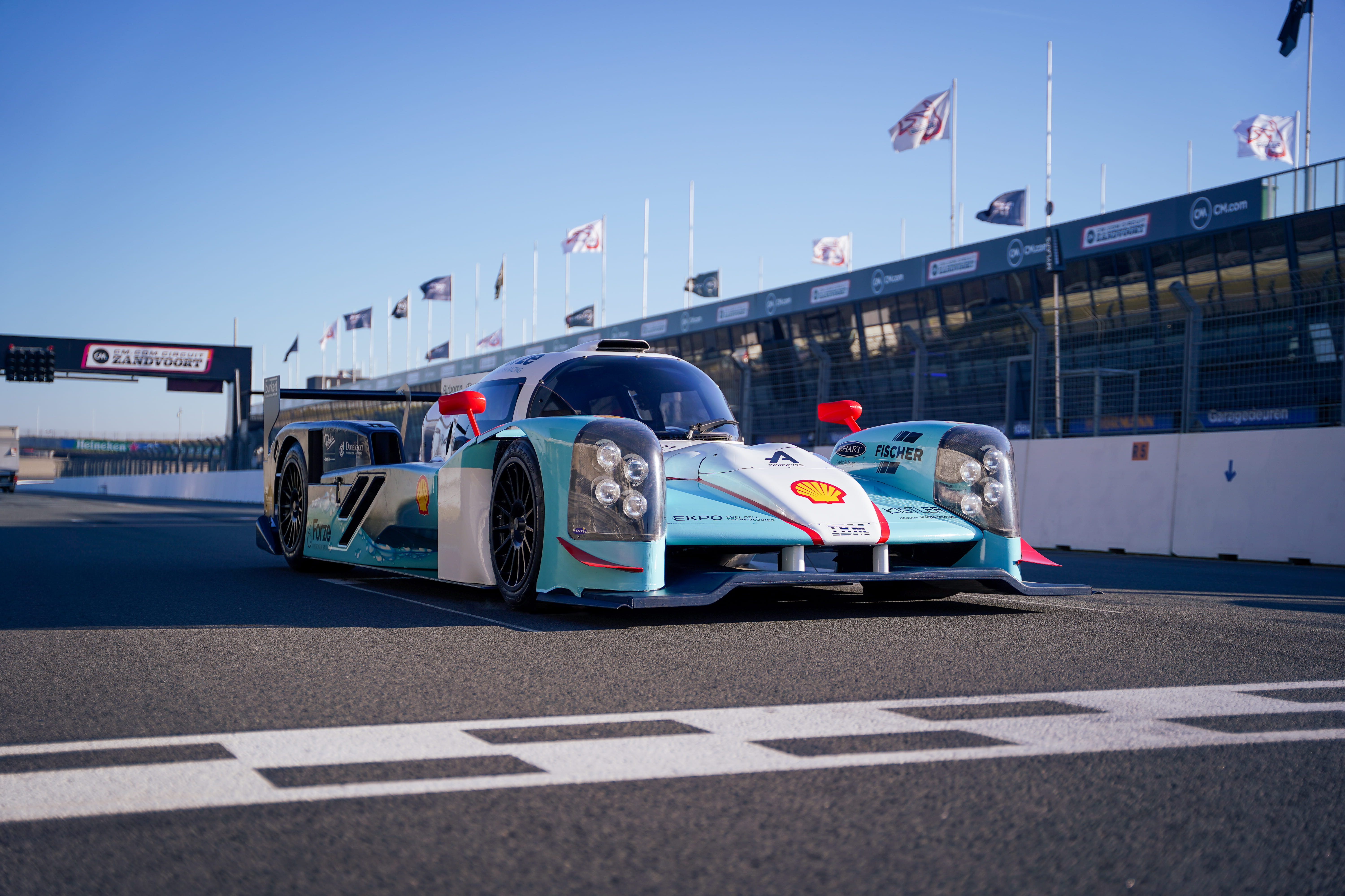 Forze IX Hydrogen racing car at Zandvoort