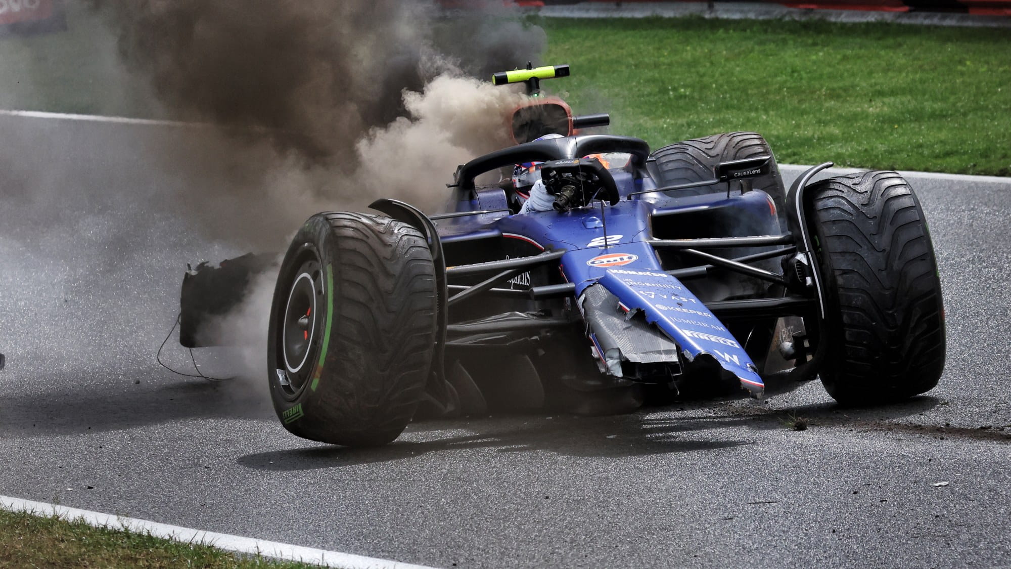 Image: Logan Sargeant crash FP3 Zandvoort 2024