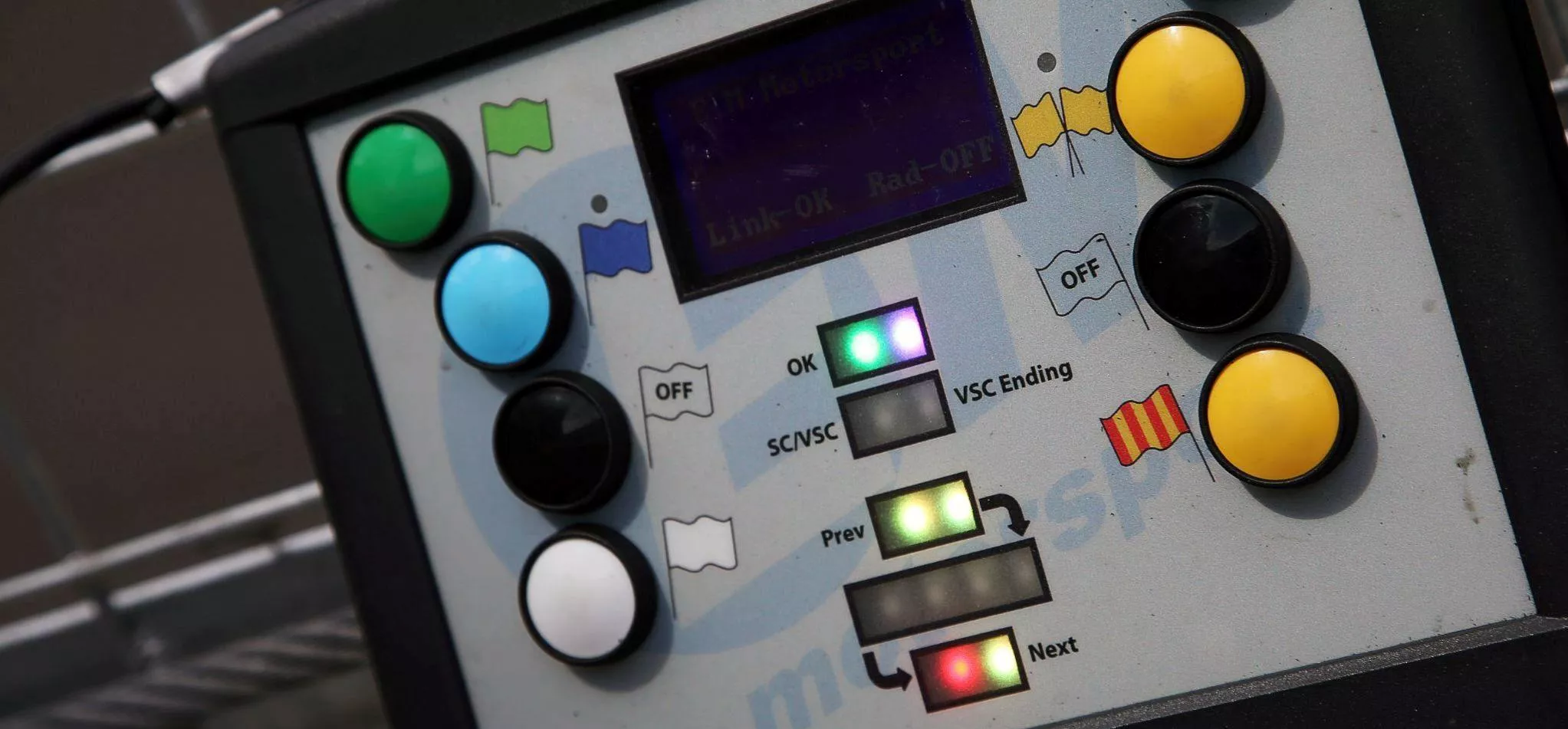 Image of the FIA marshalling system