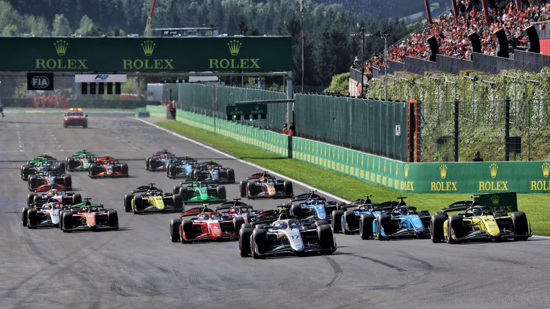 F2 Spa race start