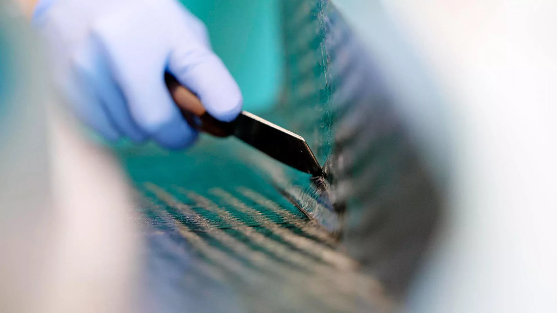 The direction and pattern of the carbon fibre weave needs to match to ensure a more congruous look to the car