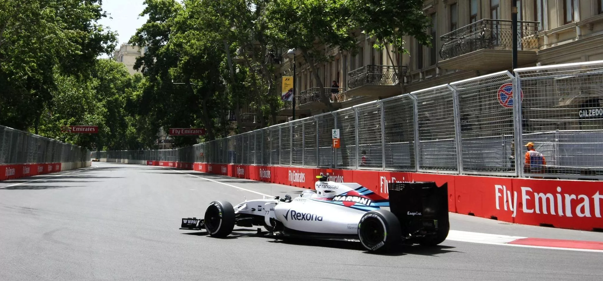 Valtteri bottas in Baku, Williams