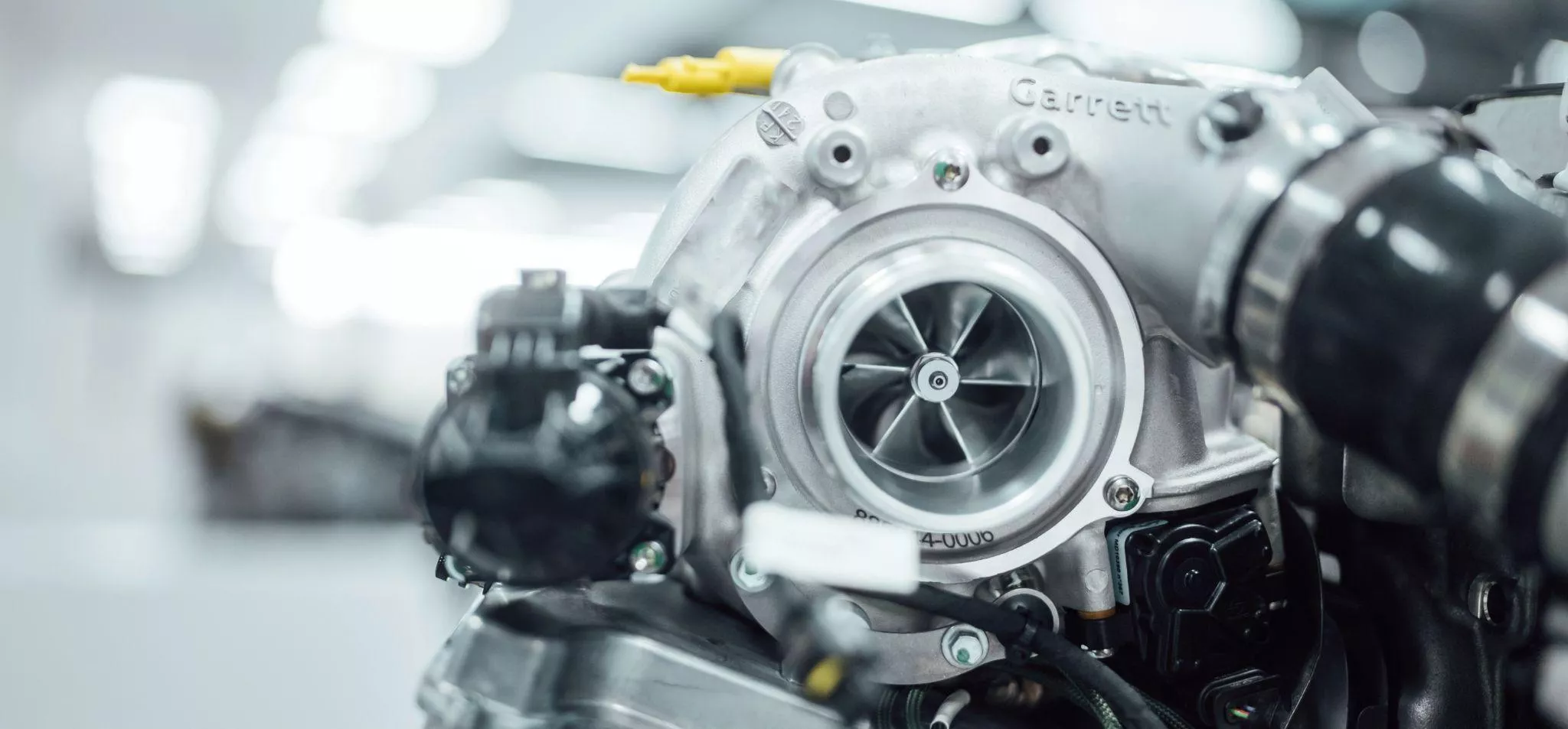 Image of a Garrett turbocharger