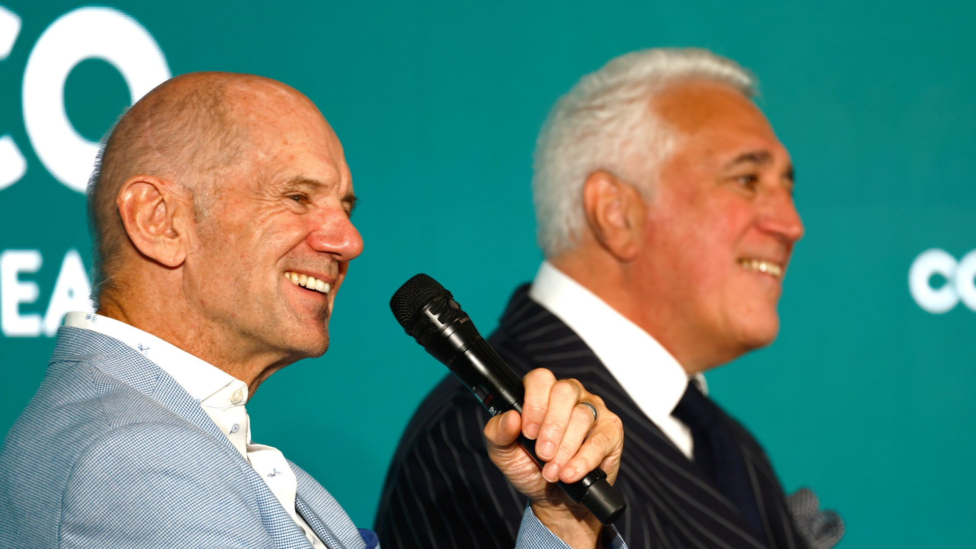 Adrian Newey and Lawrence Stroll
