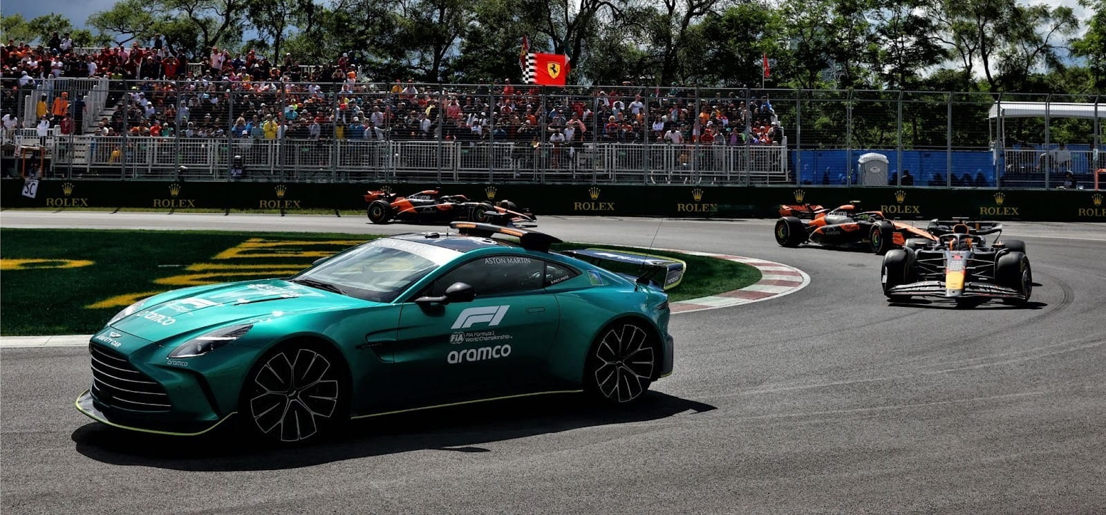 Aston Martin safety car, 2024 Canadian Grand Prix