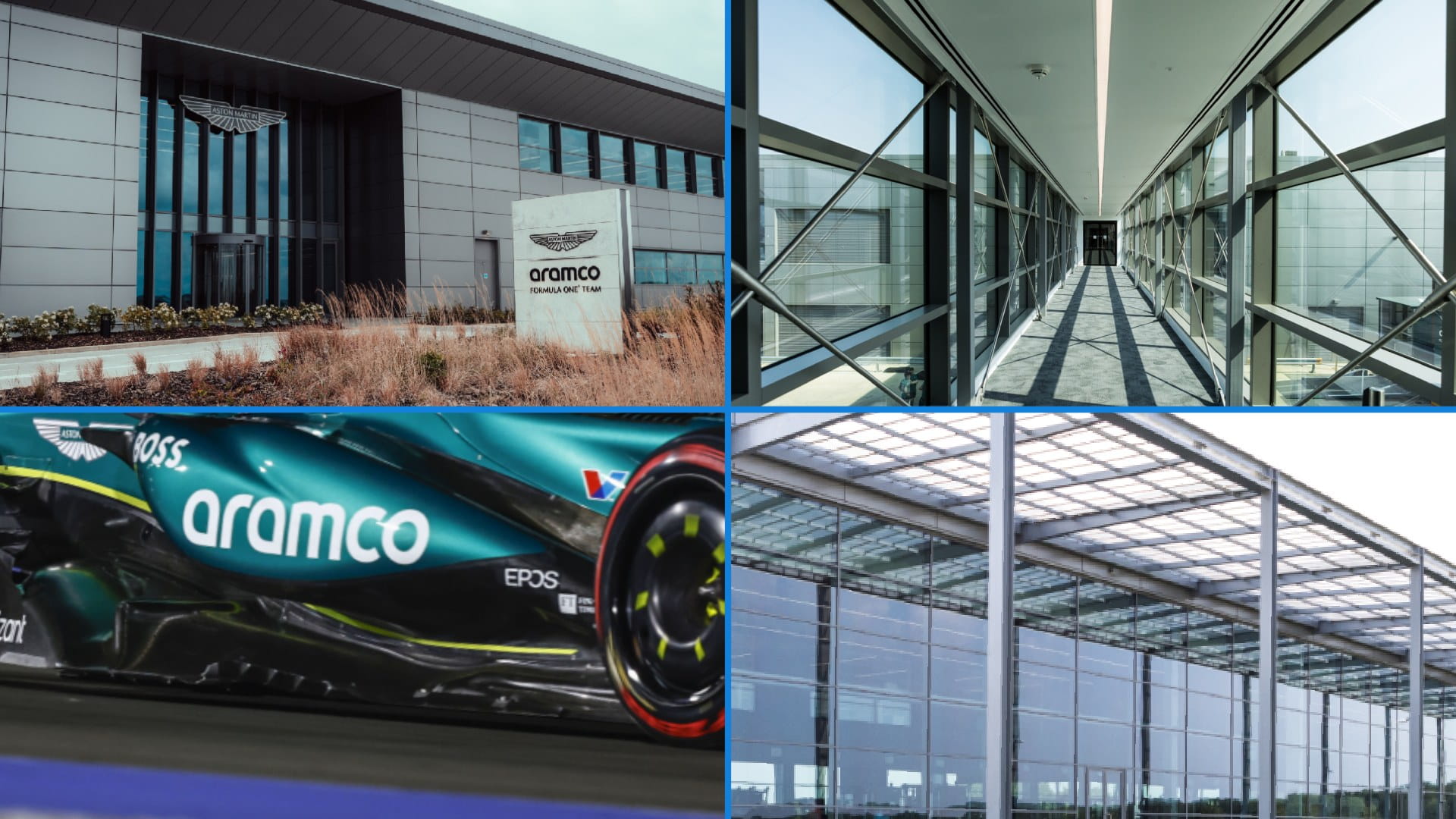 Aston Martin F1 factory header image