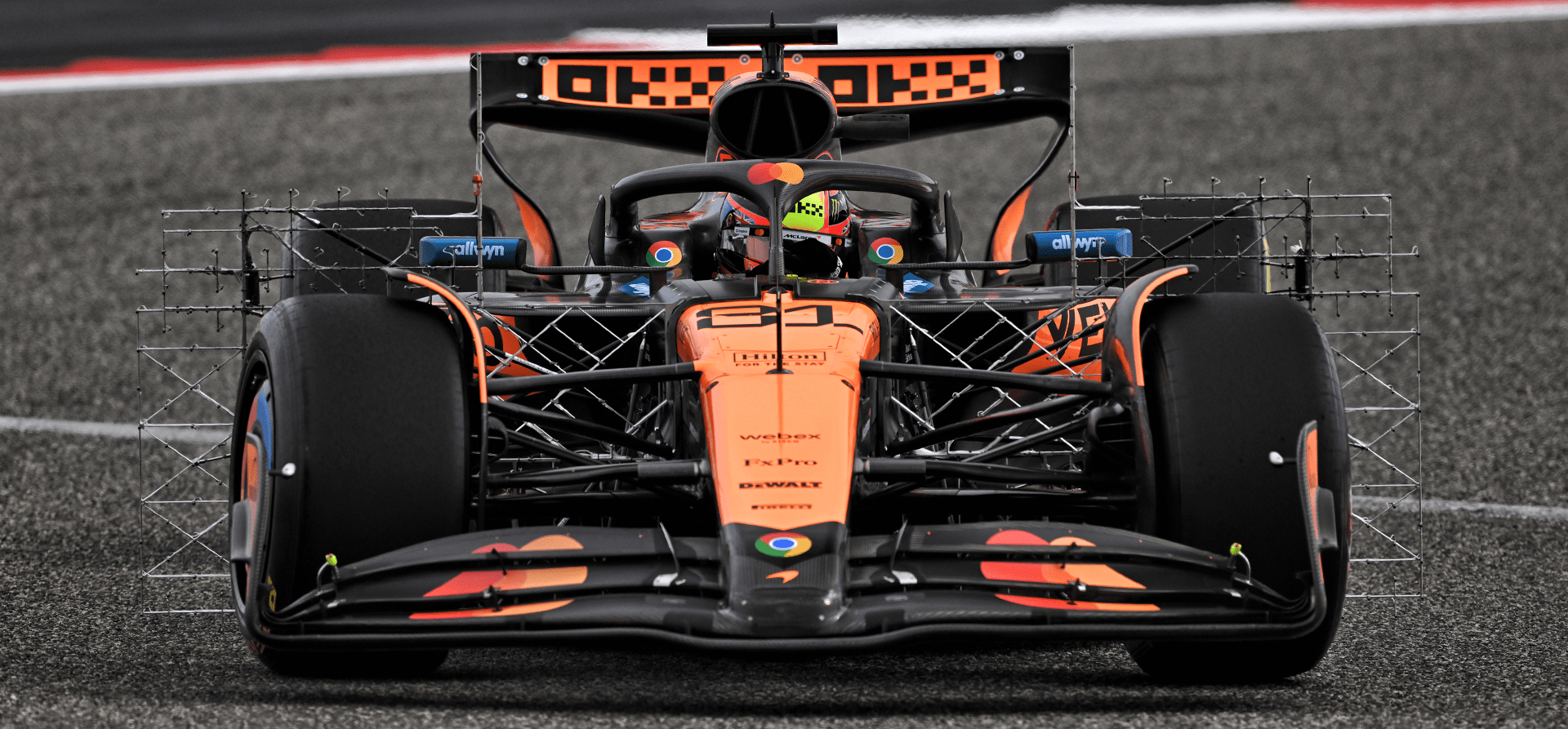 McLaren on track in Bahrain at F1 Testing