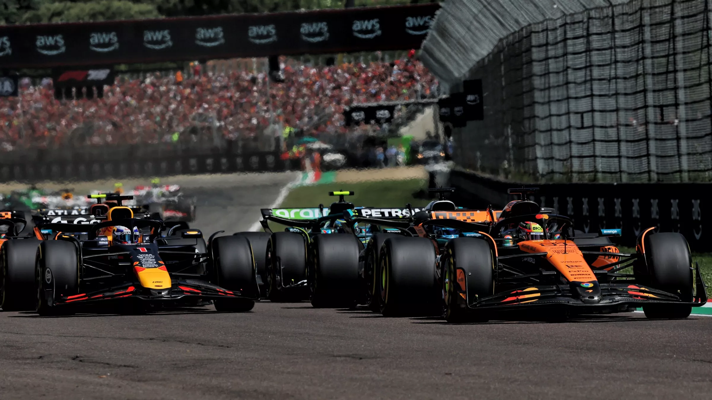 F1 race start 2025