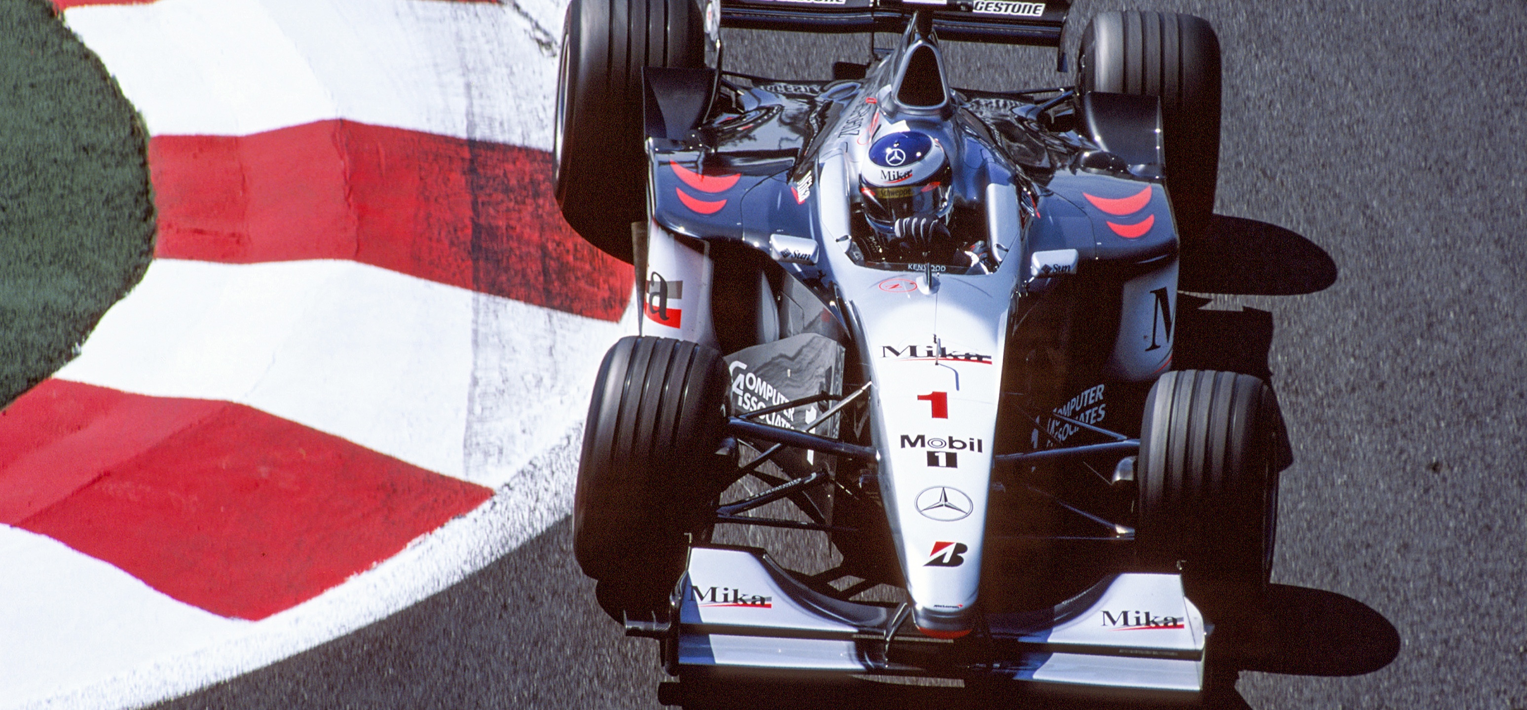 V10 McLaren F1 car from above