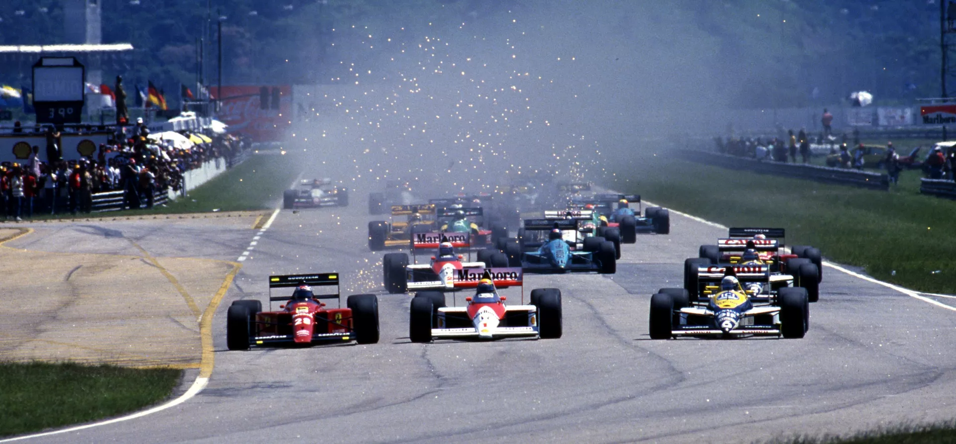 V10 F1 cars