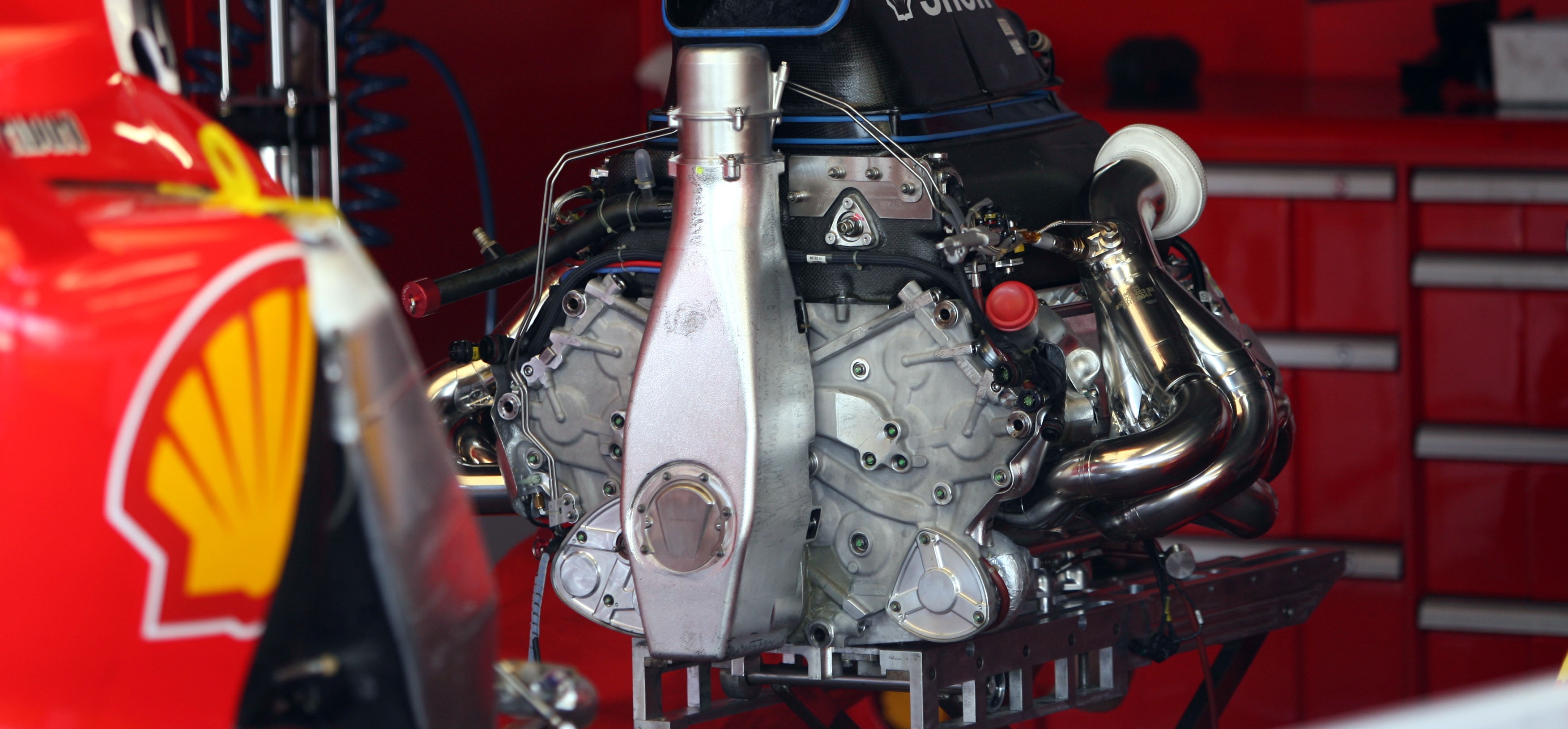 V10 Ferrari engine