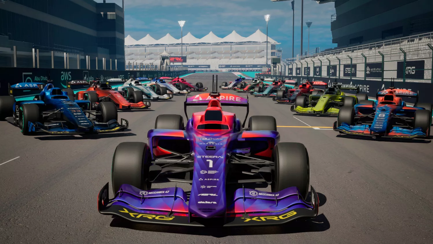 A2RL virtual cars
