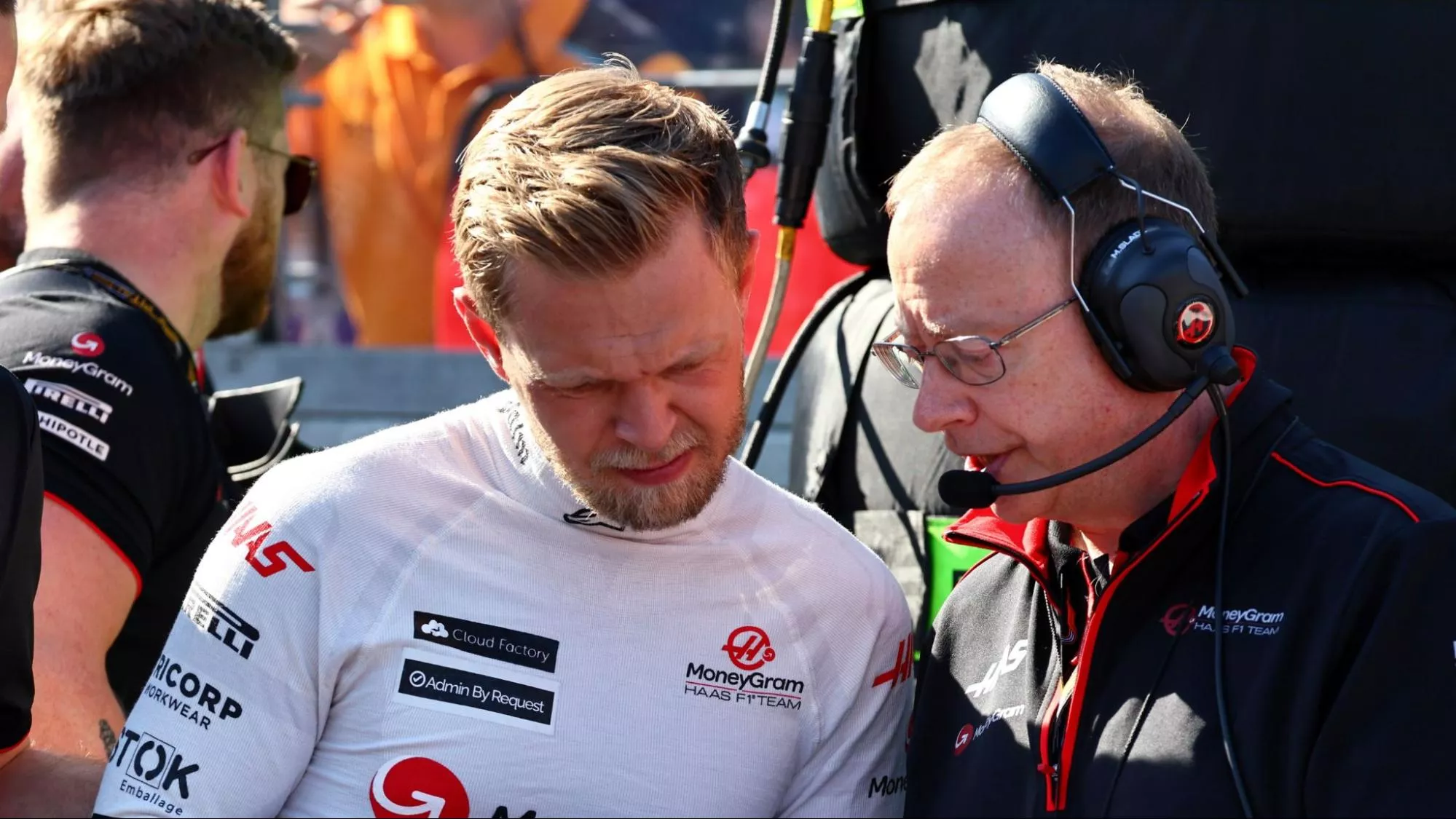 Kevin Magnussen and Mark Slade