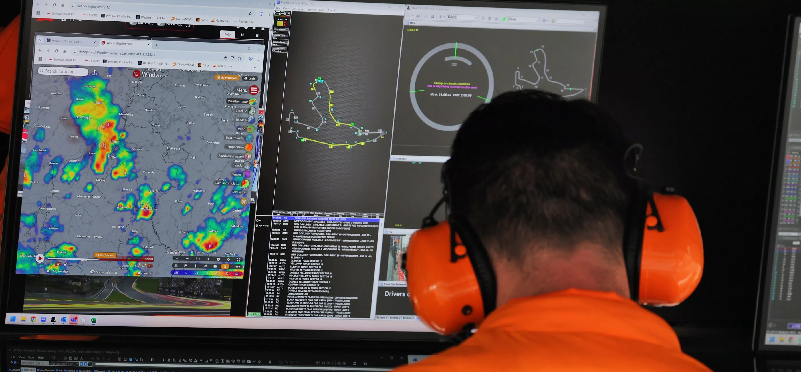 McLaren race engineer
